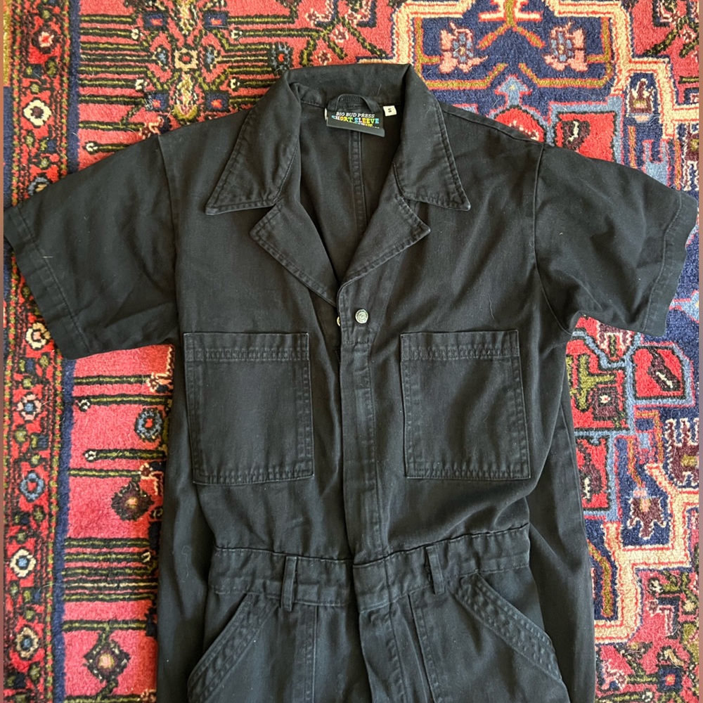 Big Bud Press SHORT SLEEVE JUMPSUIT - BASIC BLACK - Picture 5 of 8